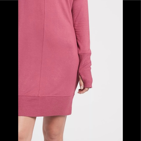 Athleta Victorian Berry Studio Barre Sweater Dress 2.0 - Picture 3 of 8